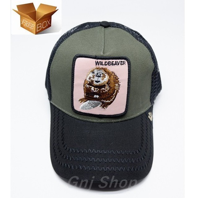 Topi Pria Topi Baseball GOORIN BROS WILDBEAVER UNISEX IMPORT ( FREE BOX/DUS ) - Hijau(U0Q5) Topi Bas