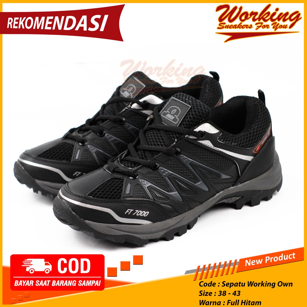 Sepatu Pria Working Own Pendek // Sepatu Tracking // Sepatu Hiking
