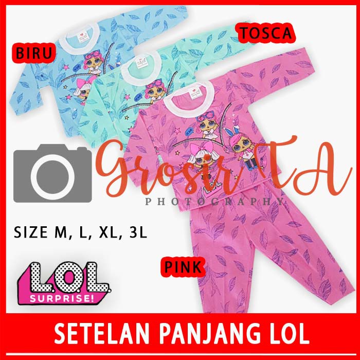 GTA Setelan Baju  Bayi Anak  Panjang Angel Kids LOL  