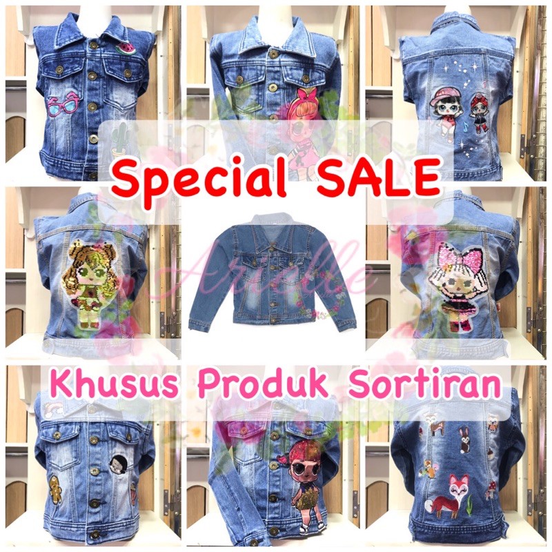 Jaket Jeans Anak MURAH SALE Reject Minor