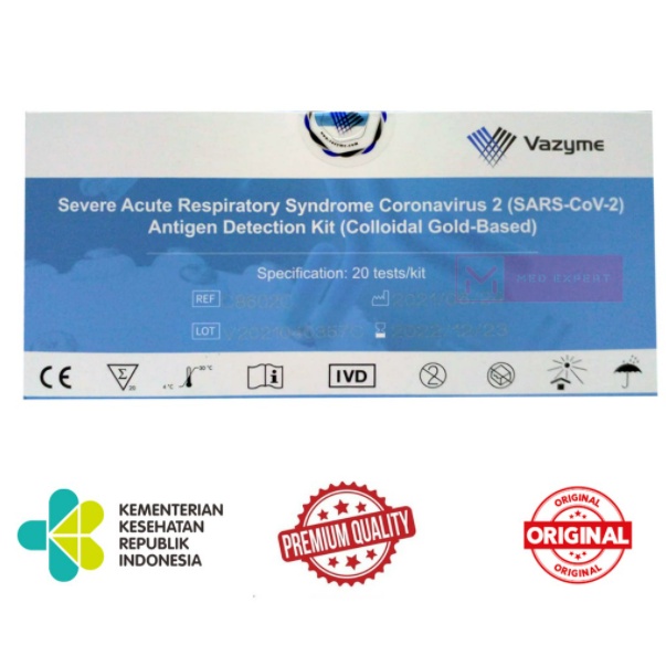 COD SWAB ANTIGEN VAZYME AKL ISI 20 ORIGINAL