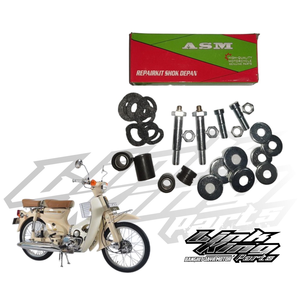 BOSKIT SOK DEPAN C70 C700/BUSHING PARKIT C70/C700/BOS SHOCK DEPAN BEBEK REPAIRKIT SHOCK DEPAN C70 SE