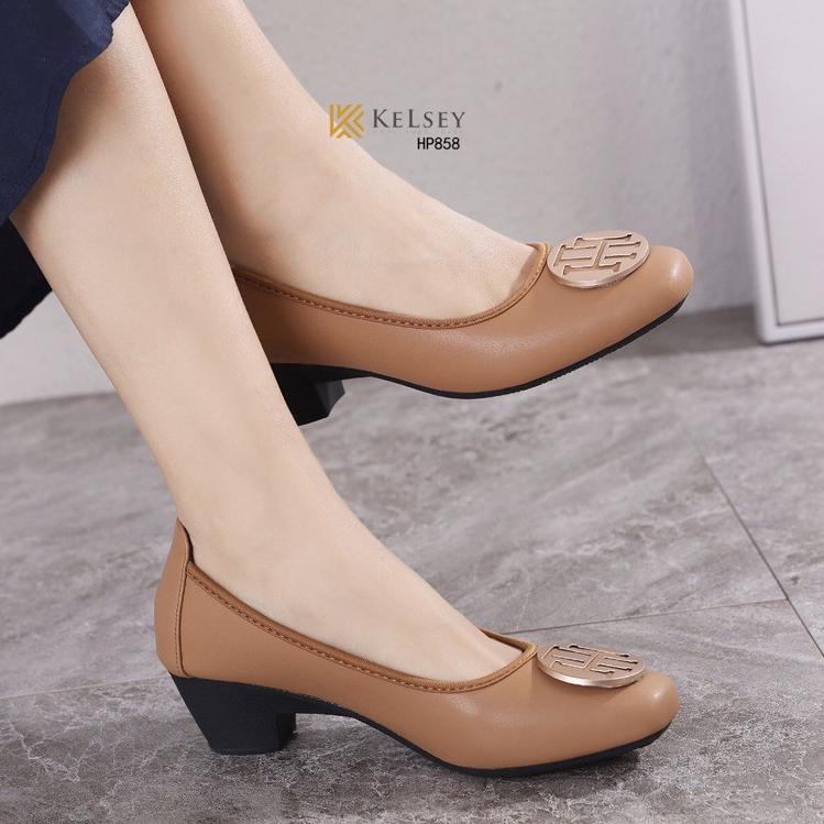 T7L5 Kelsey Sepatu Heels Wanita 4,5cm / Sepatu Pantofel Wanita HP858 Women Shoes