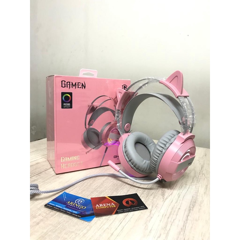 Headset GAMEN Gaming GH1100 PINK