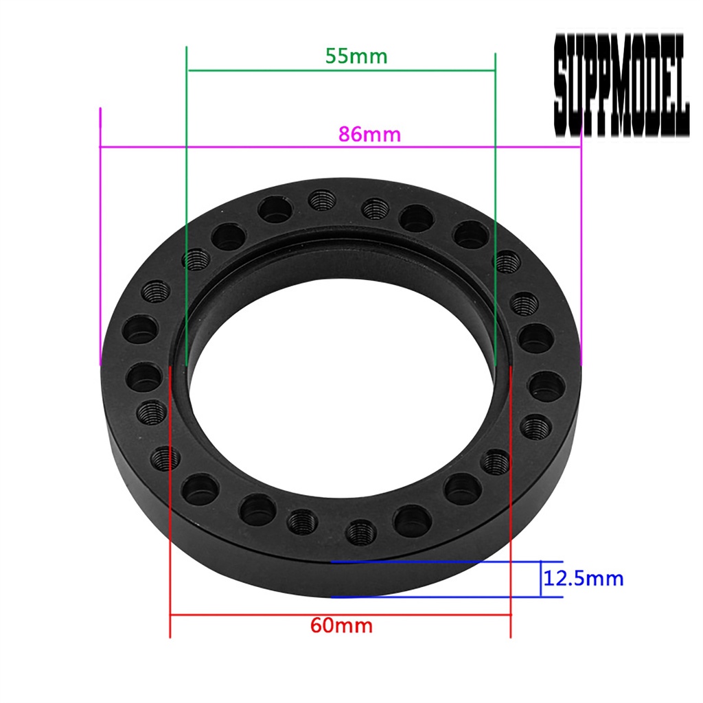 Cover Adapter Hub Roda Kemudi Bahan Aluminum Alloy Untuk Mobil