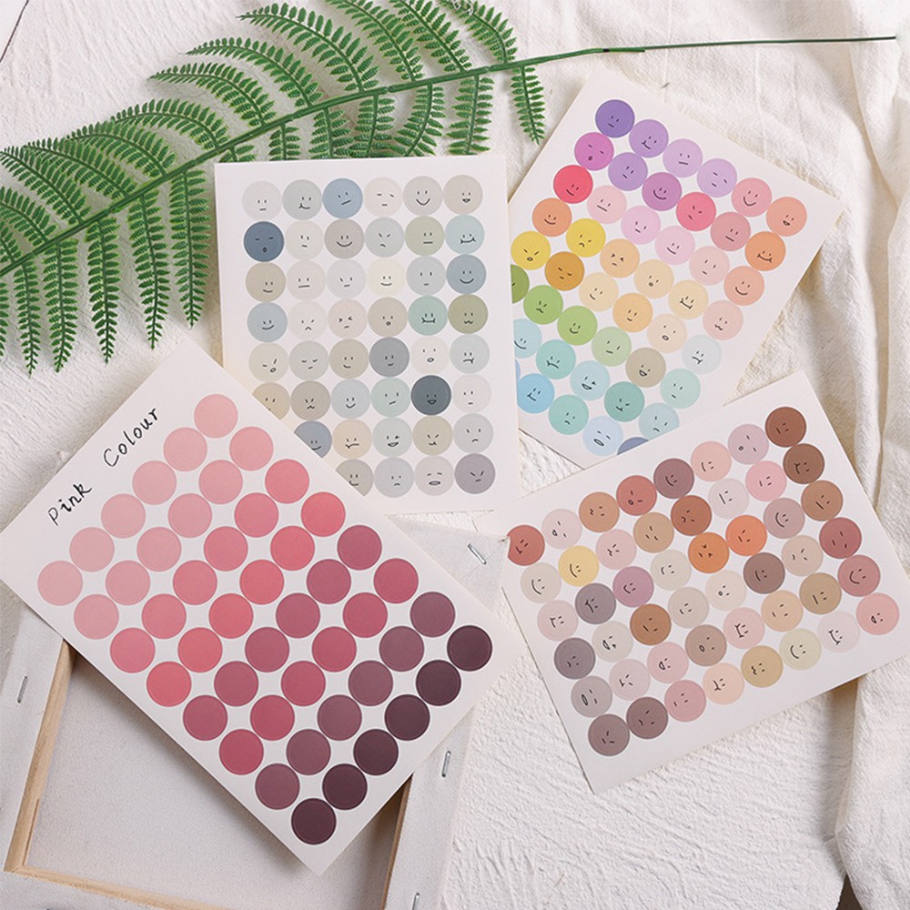 【TK】INS Smiley Face Stickers / Stiker untuk Diary / Planner / Notebook / Jurnal / Scrapbook Sticker BUJO Stationery