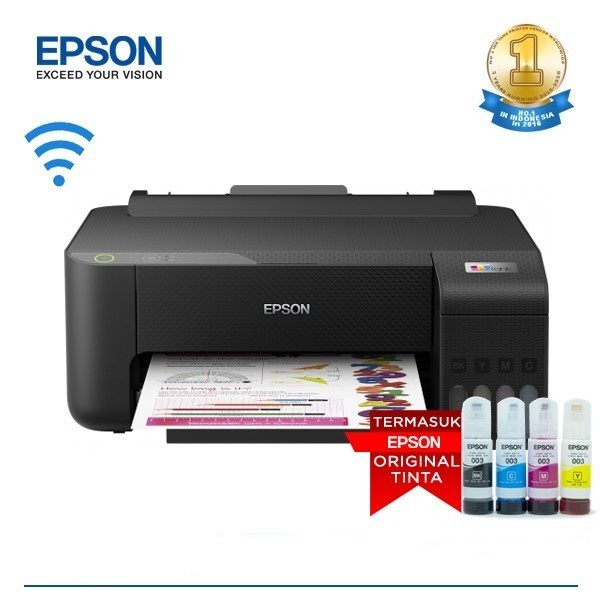 Epson EcoTank Printer L1250 Single Function Print Wireless WiFi A4