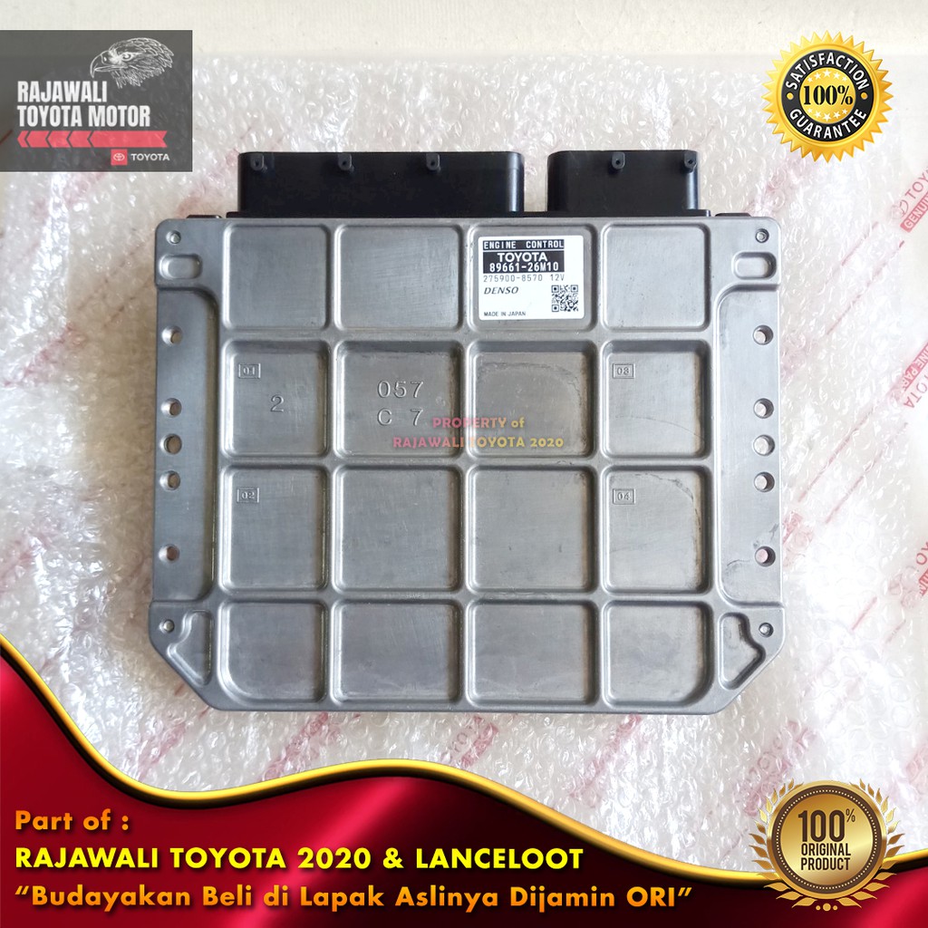 Modul ECU Hiace 2013-2018 Diesel Sensor Komputer Original Genuine Toyota 89661-26M10