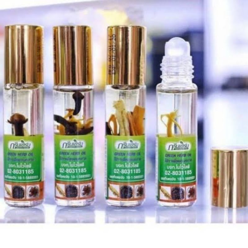 Green Herb Oil Minyak Angin Original Thailand