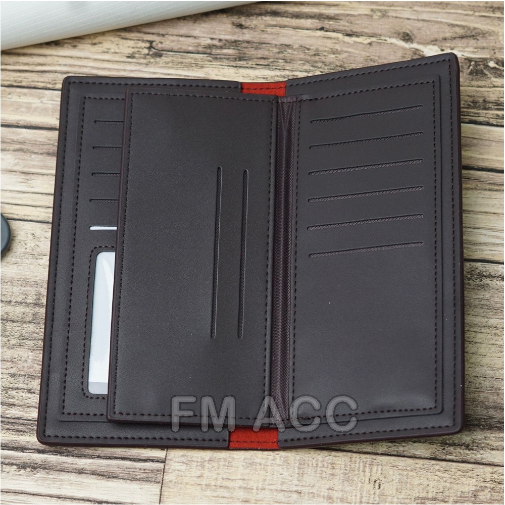 Dompet Pria Panjang Keren New Style/Dompet Keren Murah Original/Dompet Semi Kulit Murah / Dompet Pria Halus-Variasi Warna