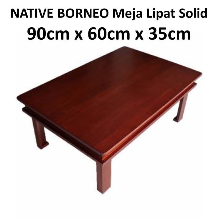 Meja Lipat Kayu Solid Meja Lipat Meja Kayu Lipat Folding Table