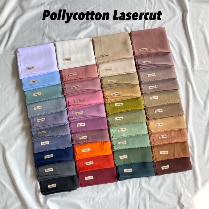 Pollycotton Lasercut Square Premium , Bella Square Lasercut Premium by Marinka