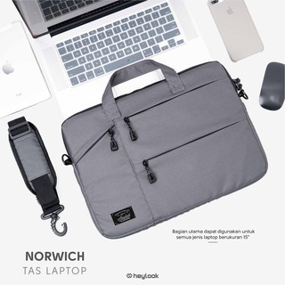 HEYLOOK Official -  Tas Selempang Laptop Waterproof Tas Laptop Norwich 14” Tas Laptop Shoulder Bag Anti Air #1