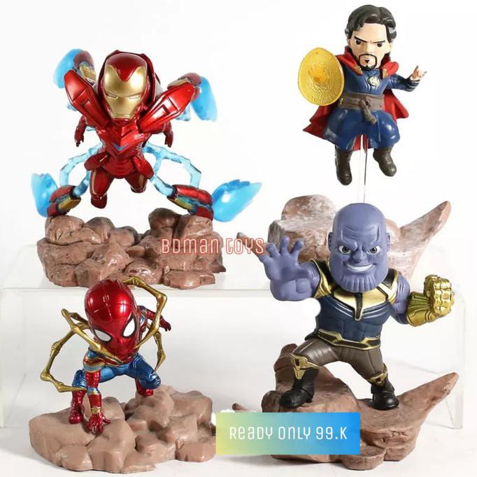 MK50 THANOS MINI EGG ATTACK IRON SPIDERMAN DR STRANGE FIGURE