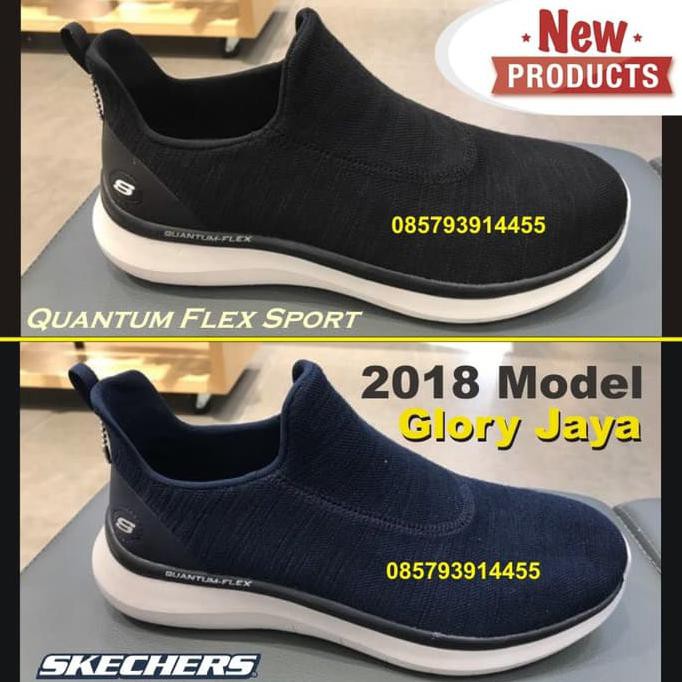 Barang Terbaru Skechers /skechers cowo /Skechers original / Sepatu Skechers / skecher - Hitam, 40