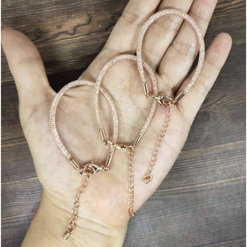 Fifi Fashion Gelang Gliter Swarovski untuk Anak Model Perhiasan 12#