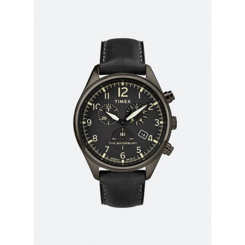 TIMEX WATERBURY TRADITIONAL CHRONO 42MM GARANSI RESMI ORIGINAL TW2R88400