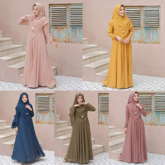 Mayra Syari - Gamis Cantik Kekinian 2020