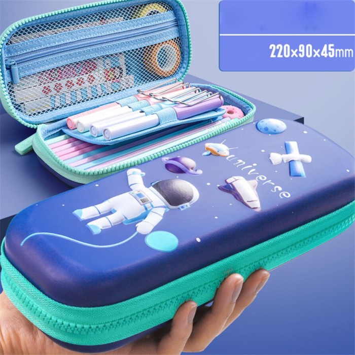 

(BISA COD) Tempat Pensil 3D / Pencil Case Cute Box Unicorn Kawaii Stationery - Space