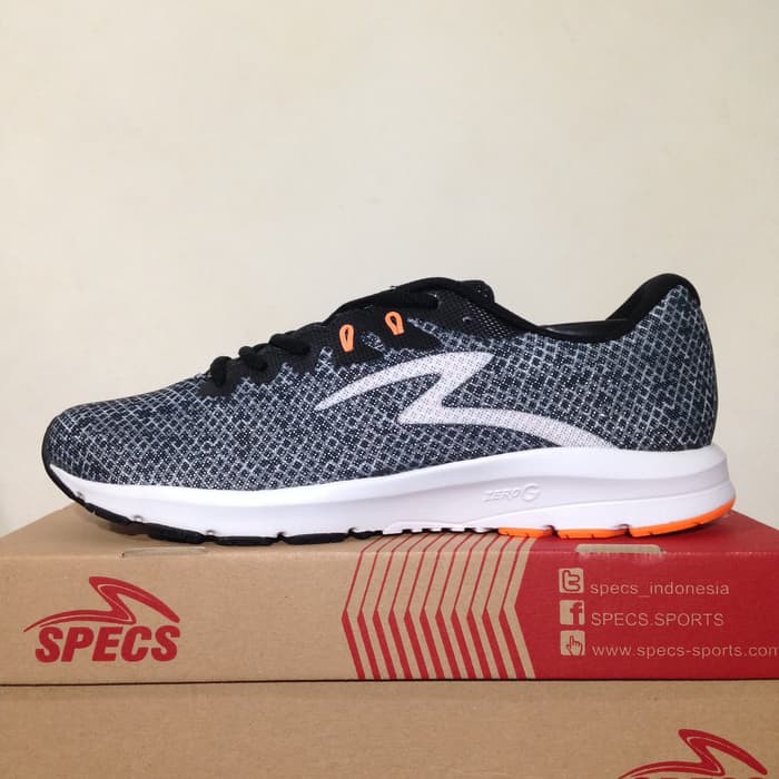 Sepatu Running/Lari Specs Road King III Black Grafitto 200533 Original