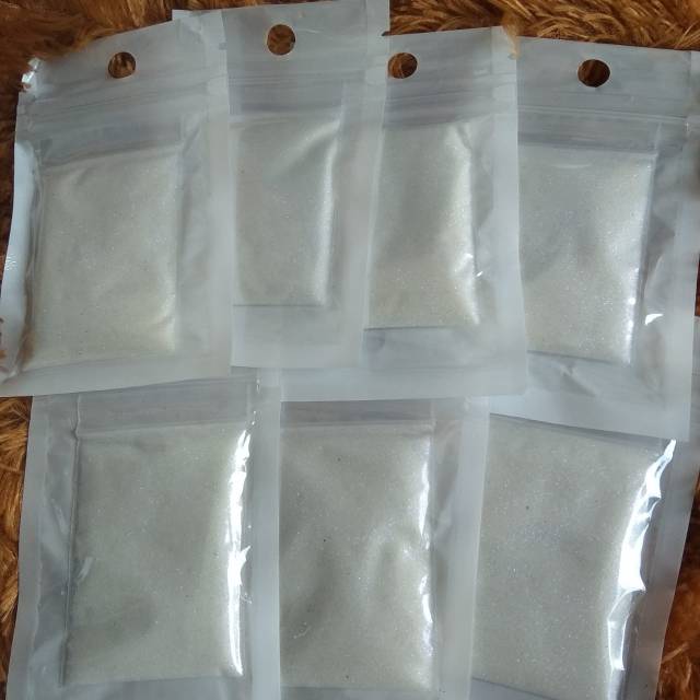 

Gliter ungu violet kemasan plastik