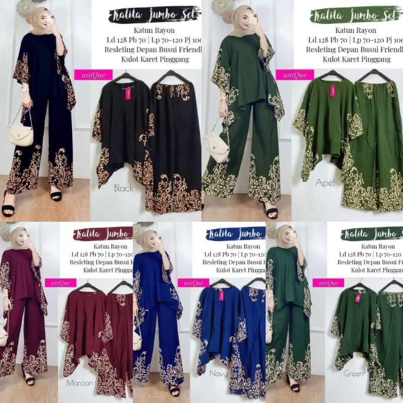 STELAN RAYON TIEDYE KALITA JUMBO SET / setelan jumbo xxxl ld 140 cm/setelan wanita jumbo