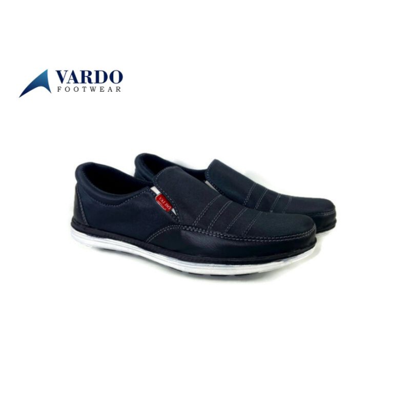 Sepatu pria slip on Original Vardo model RZL-03/sepatu pria slop/sepatu kasual pria