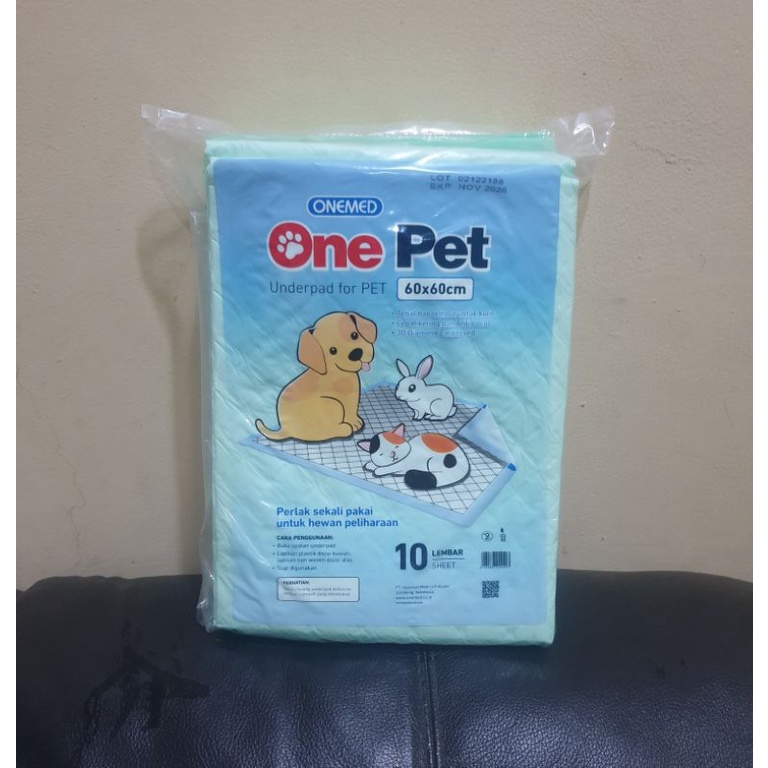 ONE PAD ALAS PIPIS KUCING DAN HEWAN LAINNYA 60 X 60 CM