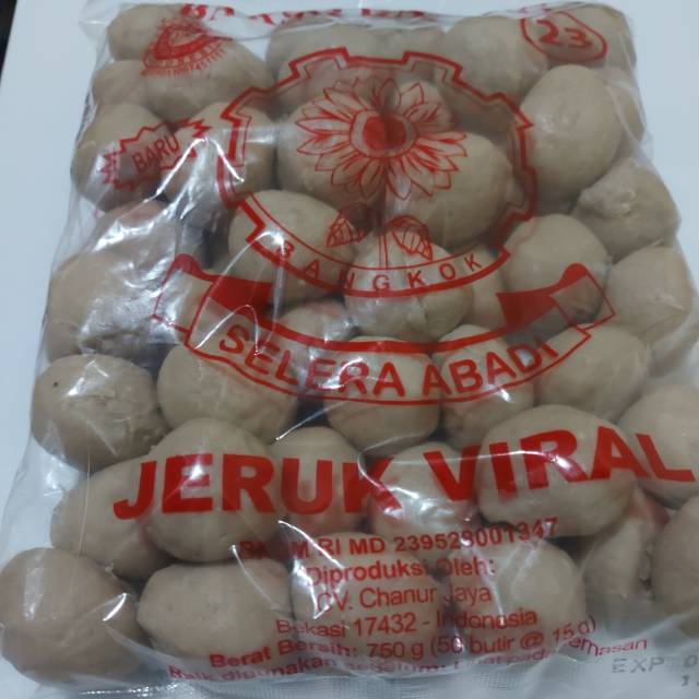 Bakso sapi jeruk isi 50