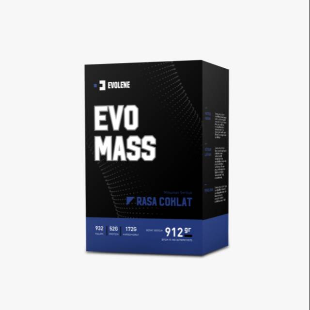 Evolene Evomass Gainer 2lbs 912gram Evo Mass