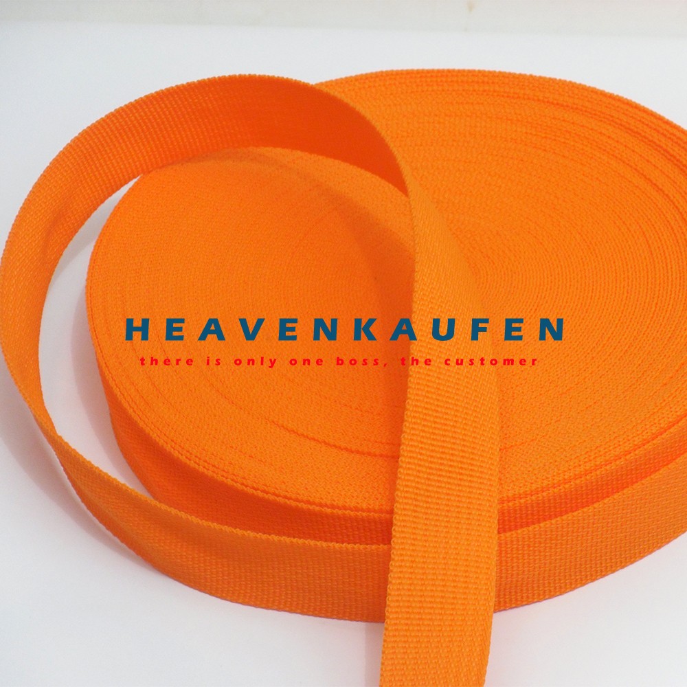 Tali Webbing Warna Orange 2,5 cm