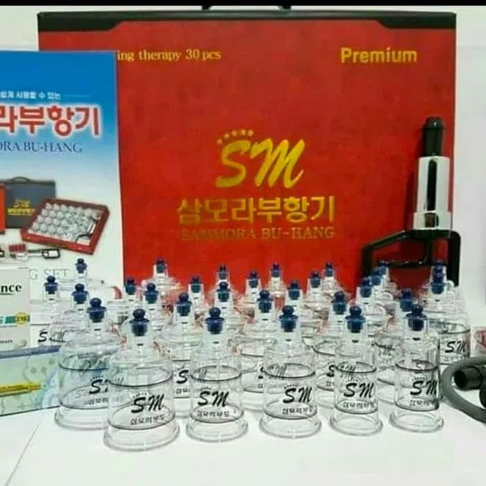 Alat bekam samora isi 30/ paket alat bekam samora premium kop angin