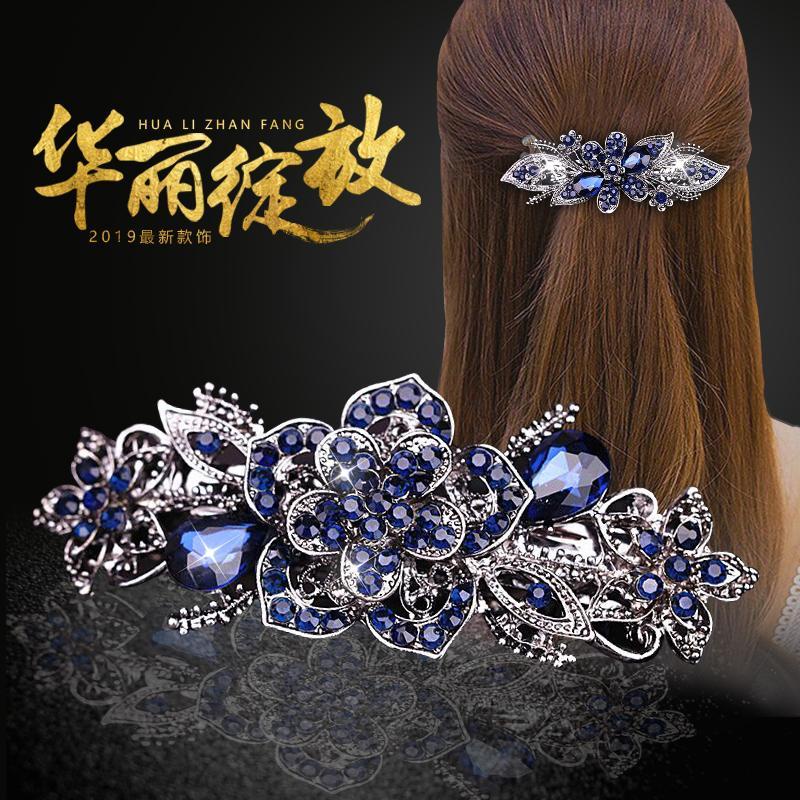 Jepit Rambut korea otomat wanita elegan motif baru original import  8cm