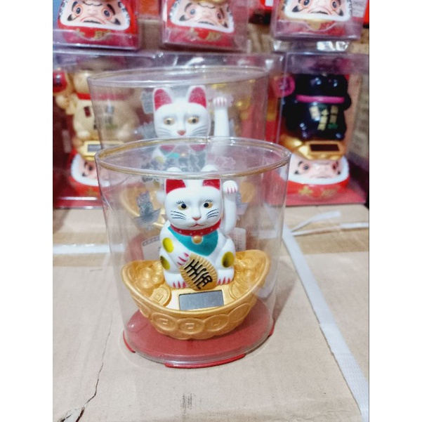 Maneki Neko Solar / Kucing Rezeki / Kucing Hoki / Kucing YENPAU Solar / Lucky Cat Solar Cell