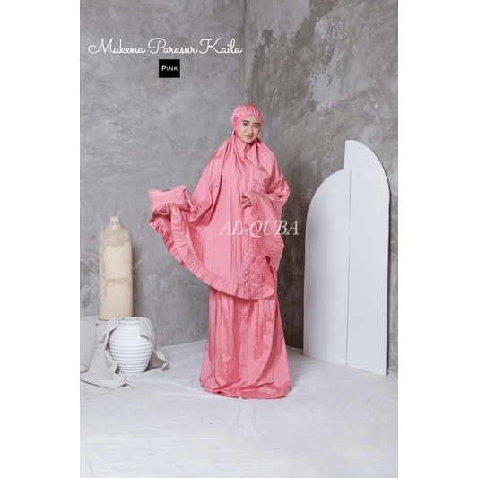 Mukena Parasut Kecil Mukena Al Quba jumbo Travelling tas kecil Mukena Kecil Mukena Mini