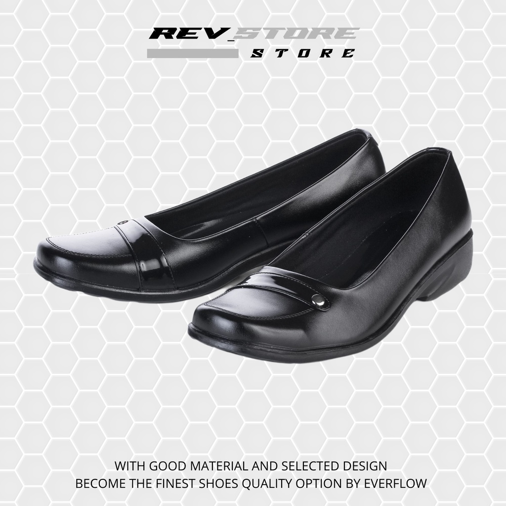 REV STORE - Sepatu Flat Pantofel Wanita MIMOSA - Sepatu Kerja Wanita Resmi