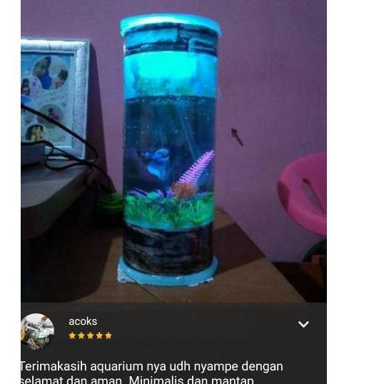 Fresh Product Fresh Product Aquarium Mini Plus Mesin Oksigen