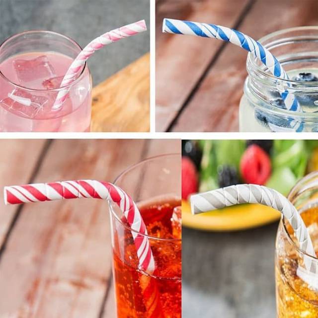 Sedotan Motif Sedotan Kertas Sedotan Ecogreen