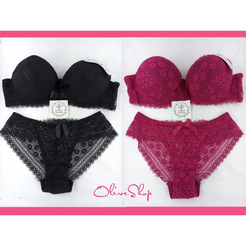 OliveShop ❤️ Set CD Bra Yasimei Mewah Elegan Murah Kode 6662 6667