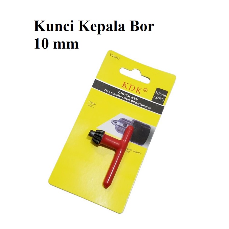 Kunci Kepala Bor Key For Drill Chuck 10mm 13mm Kunci Kepala Bor 10 mm 13 mm - Key For Drill Chuck Kunci Bepala Bor Chuk key original