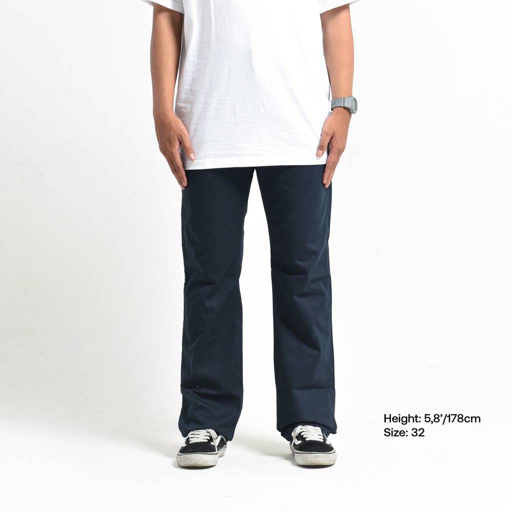 Wisdom Project - Cealana Chino Pants Straight Reguler Fit Non Stretch American twill - Chino Walker - Chino Casual Work Pants