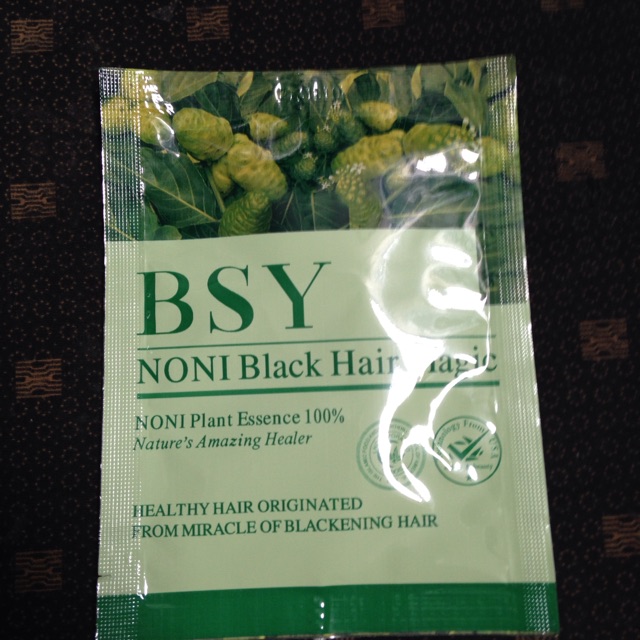 FREE ONGKIR Cat Rambut BSY Hitam Mengkudu
