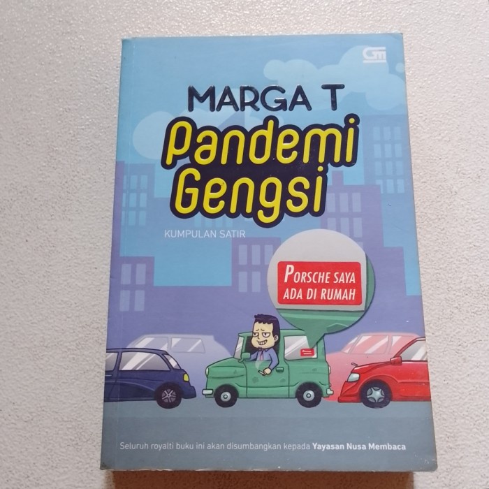 Buku Novel PANDEMI GENGSI Kumpulan Satir - Marga T.