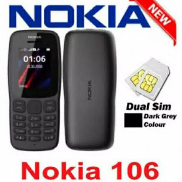 Nokia 106 Dual Sim Hp Baru Garansi