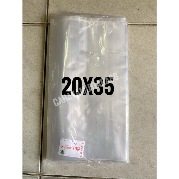 

TERBARU Plastik Snack/ Plastik keripik/ Plastik PP Bening Tebal 80 mic - 20x35