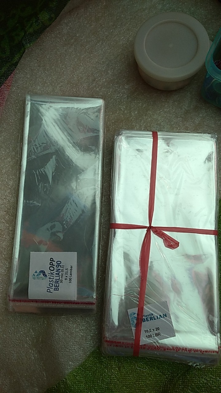 9 X 21,5 Cm Plastik Opp Seal Tebal 30 Micron (0,5) / Plastik Kemasan / Plastik Undangan