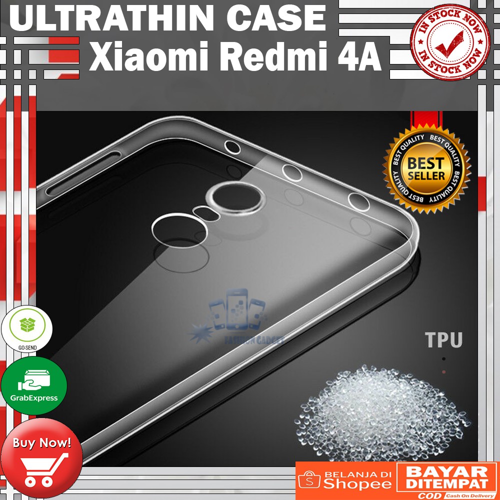 Ultrathin Xiaomi Redmi 4A Ultra Thin / Silikon Xiaomi Redmi 4A / Case Transparant / Casing Redmi 4A