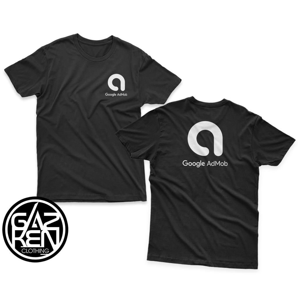 Kaos Google Admob LOGO Baju Distro Unisex Pria Wanita