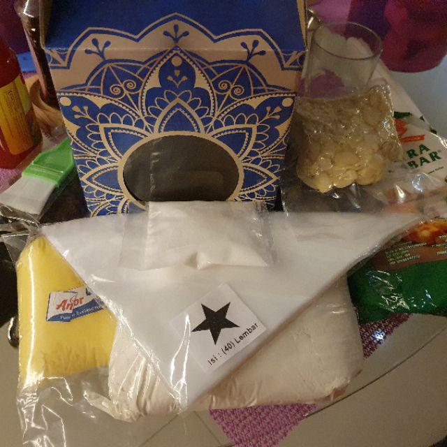 Box Toples Lebaran  Isi 3 14x14x20cm [phdl008]