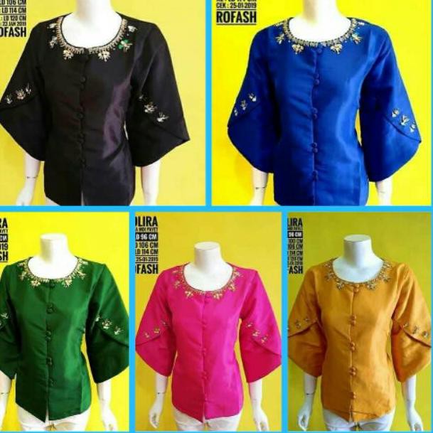 Atasan/Blouse Tafeta mix payet